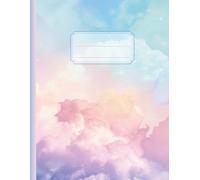 Head in the Clouds - Dreamy Notebook Collection: 140 College-Ruled Pages with Barely-There Lines | Pastel Cloud Composition Book for Writing, Journaling & School Notes