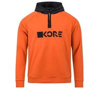 HEAD Kore Tech Sweat à Capuche pour Homme, Orange Fluo, S