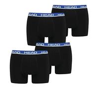 HEAD Caleçons boxers Basic 841001001 pour homme – lot de 12 – Bleu/Noir – XL