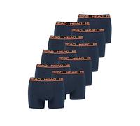 HEAD Lot de 2 boxers pour homme, Bleu/orange, L