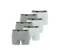 HEAD Lot de 6 boxers basiques pour homme - Couleur : 012 - Gris Combo - Taille M