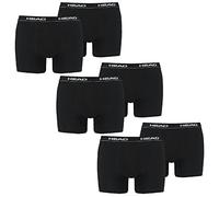 Head Lot de 6 boxers pour homme - Noir - Medium