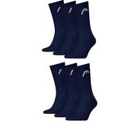HEAD Lot de 6 chaussettes de sport Crew pour hommes, 43-46