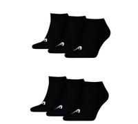 HEAD Lot de 6 paires de chaussettes de sport pour homme et femme, Noir , 43-46