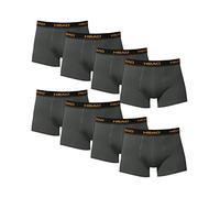 HEAD Lot de 8 boxers basiques pour homme, gris, XL