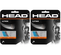 HEAD Lynx Set Corde Tennis Mixte-Adulte, Bleu, 16 (Lot de 2)