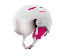 HEAD Maja Visor Casque de Ski et de Snowboard Filles, Blanc, XXS