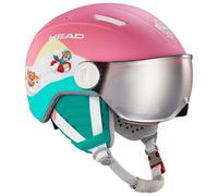 Head - Maja Visor Paw Silver Red - XS-S - Casque de ski avec visière