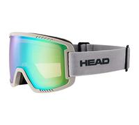 HEAD Masques de Ski et Snowboard CONTEX Skibrille Unisexe-Adulte, Vert Gris, M