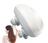 Head Massager, Electric Scalp Massagers, Scalps Stress Relax Massager Electric for Scalp | Sans Fil Handheld Tool Scrubber Cleaning for Dad Stress Relax Women Mom Pet Shower Spa Men Him