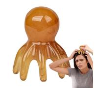 Head Massager, Manual Portable Massage Comb, 2.28x1.38x2.76 Inches Relaxing Scalp Body Health Tool, Soothing Wellness Accessory for Home Headspa, Shower, Yoga, Travel Use