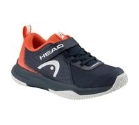 HEAD Mixte Enfant Sprint Velcro 4.0 Kids Basket, Bleu foncé/Rouge, 34 EU