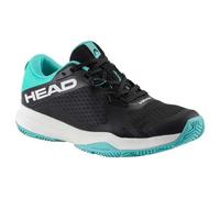 HEAD Motion Team Padel Chaussures de Padel pour Homme Noir/Bleu Sarcelle Taille 42,5 EU, Noir, Bleu Sarcelle, 42.5 EU