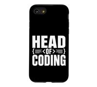 Head of Coding Programmer Developer Software Engineer Humor Coque pour iPhone SE (2020) / 7/8