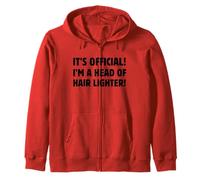 Head Of Hair Briquet pour cheveux clairsemés Motif taches chauves Sweat à Capuche