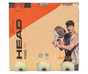 Head Pack de 3 bouteilles de padel édition 2019, pour adultes, unisexe, jaune, M