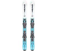 Head - Pack Ski Supershape Team Easy Jrs (87-117) - 107 + Jrs 4.5 Gw Ca [I-80] Solid Black Space Blue - Ski