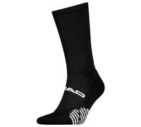 HEAD Padel Crew Sock, Noir, 39-42 Mixte