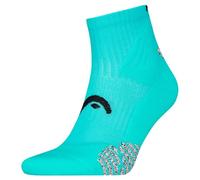 HEAD Padel Chaussettes Trois-Quart, Bleu Aqua, 43-46 Mixte