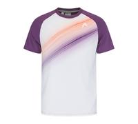 HEAD Performance T-shirt Hommes - blanc, violet M
