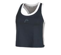 Head Play Crop Débardeur Tank Top Femmes-bleu Foncé,blanc XL