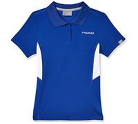 Head Racket Club Tech Short Sleeve Polo Bleu 140 cm Fille