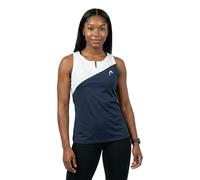 HEAD Spirit Débardeur tank top Femmes - bleu foncé, blanc XL