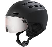 Head Radar Visor Helmet Noir XS-S / Silver-Red/CAT2