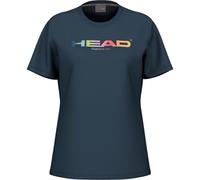 Head T-shirt Racket Rainbow manches courtes Bleu Femme Taille S