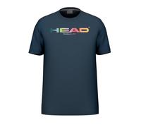 HEAD Rainbow T-Shirt Junior, Bleu Marine, 176 Mixte Enfant