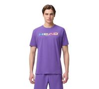 HEAD Rainbow T-Shirt pour Homme, Violet