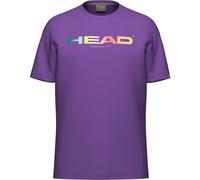 Head Racket Rainbow Short Sleeve T-shirt Violet M Homme