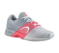 HEAD Revolt Pro 4.0 Clay Femmes Chaussure de Tennis Women's, Gris/Corail, 42
