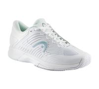 HEAD Revolt Pro 4.5 Clay Chaussures pour Femme Tennis, Blanc Aqua, 38 EU