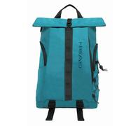 HEAD Sac à dos bleu noir pour femme et homme - Point Backpack Roll-Up Teal 199039