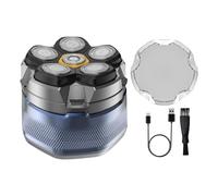 Head Shavers for Bald Men | 6D Skull Bald Shaver | Rechargeable Head Shaving Machine, IPX8 Waterproof, Wet & Dry Use, Type-C Charging, LED Display, Fast Shaving Buzzer for Men