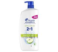 Head & Shoulders Apple Fresh Shampooing et après-shampoing antipelliculaire 2 en 1 Pompe 800 ml Agit contre les pellicules, l'huile et les démangeaisons dès le premier lavage. Sans pellicules +