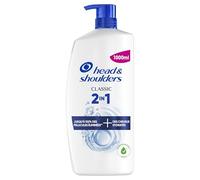 Head & Shoulders Classic 2en1 Shampoing Antipelliculaire Pompe 1000ml | Tous Types de Cheveux. Pompe. Jusqu'à 100% des Pellicules Éliminées. Cliniquement Prouvé. Usage Quotidien.