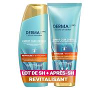 Head & Shoulders DERMAxPRO by Head & Shoulders REVITALISE Shampoing Et Après-Shampoing Antipelliculaires pour la repousse des cheveux Niacinamide, aloe vera et vitamine E Cuir chevelu sec