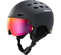 Head Skihelm Radar 5K MIPS Black Casque de ski alpin avec visière Casque de snowboard, Taille:XS/S (52-55 cm)