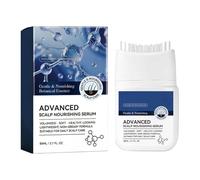 Head Skin Liquid Massager - Absorption rapide, purifiant, sans lavage, flacon gradué de 30 ml avec applicateur à bille roulante, silicone de qualité médicale, nourrissant les racines du cuir chevelu