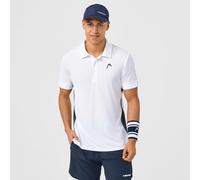 HEAD Slice Polo pour Homme Blanc