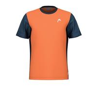 HEAD Slice T-Shirt Men, Orange/Bleu Marine, L Homme