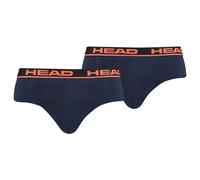 Head Slip homme Men Brief 2P – Peacoat / Orange – Taille M