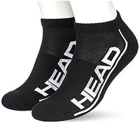 Head Sneaker Chaussettes, Noir, 43/46 (Lot de 2) Unisexe