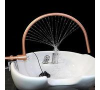 Head Spa Équipement pour salon de coiffure, support de circulation d'eau réglable à 180° avec 21 trous de sortie, cadre de robinet de lavabo pour bol de shampooing