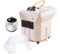 Head Spa Equipement Système de circulation d'eau avec réservoir d'eau de 60 L, fumigation et luminothérapie pour lits de spa et lavabos de salon de coiffure
