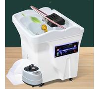 Head Spa Equipment - Cascade d'eau avec réservoir de 55 L, fumigation et luminothérapie pour une solution complète de soins de la tête