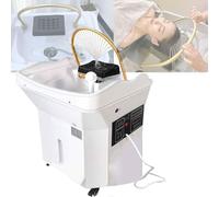 Head Spa Japonais Machine Complete, Bassin De Shampooing De Circulation d'eau Grand Réservoir d'eau De 60 litres,lit De Shampooing De Massage, Photothérapie