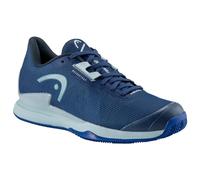 HEAD Sprint Pro 3.5 Clay Femme Chaussures de Tennis, Bleu foncé Clair, 39 EU